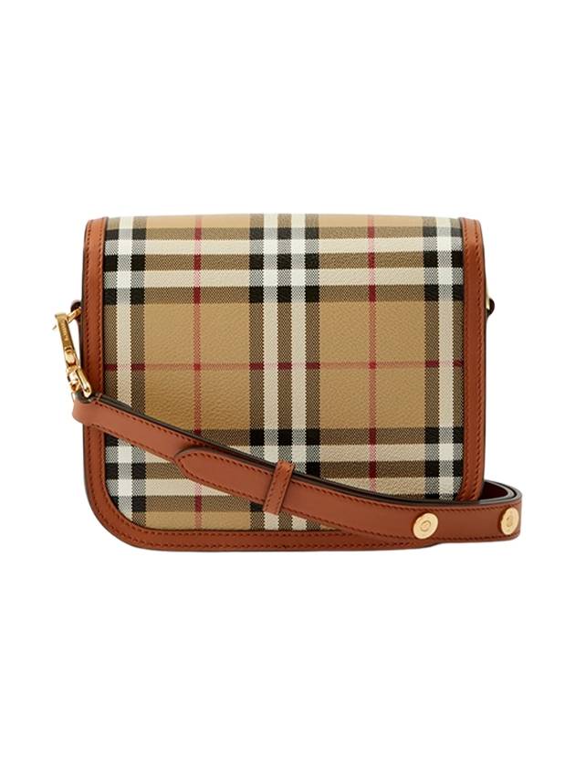 Elizabeth Check Pattern Small Cross Bag Beige - BURBERRY - BALAAN 3