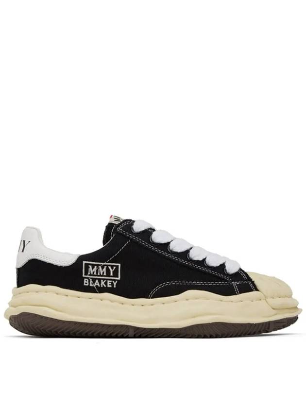 Blakey VL OG Sole Canvas Low-top Sneakers Black - MIHARA YASUHIRO - BALAAN 2