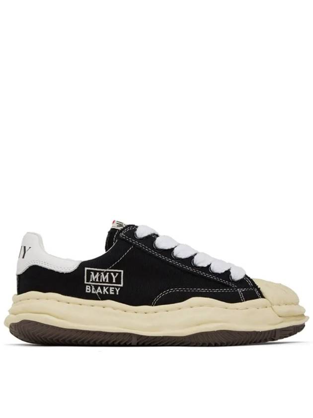23FW Blakey OG sole canvas low-top sneakers A09FW732 BLACK - MIHARA YASUHIRO - BALAAN 1