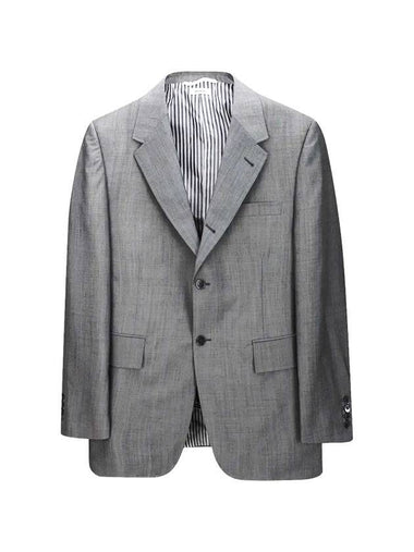 Wide Lapel Jacket Light - THOM BROWNE - BALAAN 1