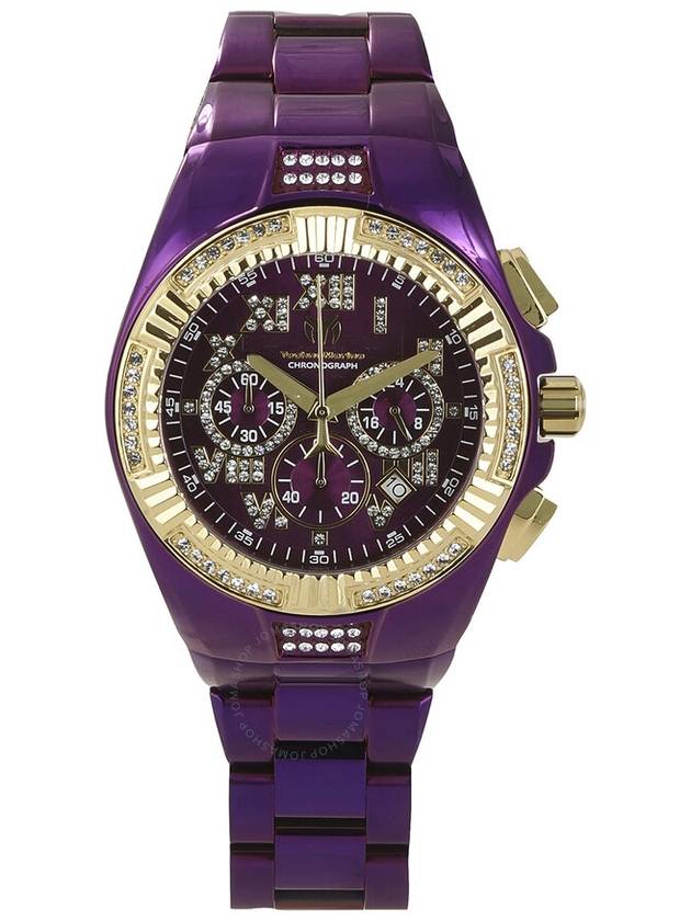 Technomarine Cruise Chronograph Quartz Crystal Purple Dial Men's Watch TM-121235 - TECHNOMARINE - BALAAN 1