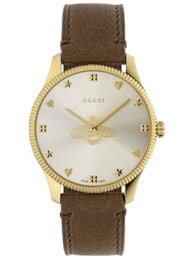 Gucci G-Timeless Quartz Silver Dial Ladies Watch YA1264199 - GUCCI - BALAAN 1