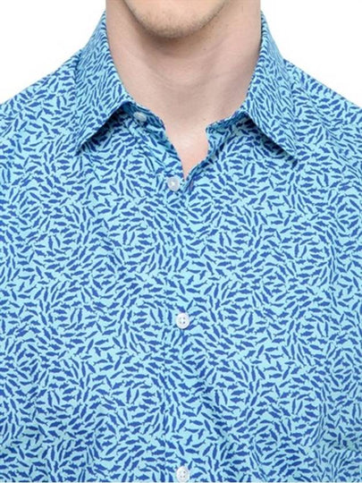 micro shark print shirt - KENZO - BALAAN 2