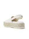 GG Platform Supreme Canvas Sandals White - GUCCI - BALAAN 4