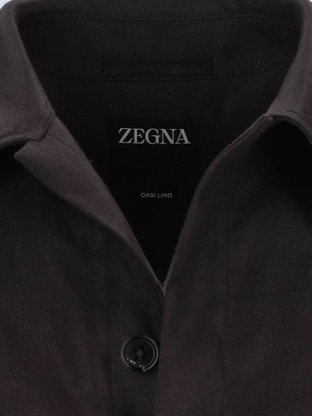 ZEGNA Shirts Brown - ERMENEGILDO ZEGNA - BALAAN 3