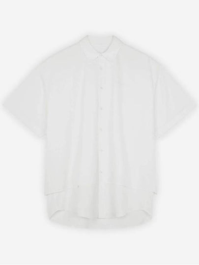 Layered Short Sleeve Shirt White - MAISON KITSUNE - BALAAN 2