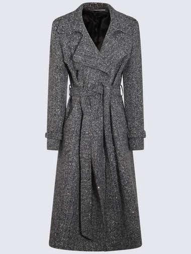 Tagliatore Grey Carola Wool Coat - TAGLIATORE - BALAAN 1