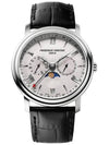 Classic Moon Phase Business Timer Watch White - FREDERIQUE CONSTANT - BALAAN 2