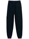 Signature Wappen Patch Cotton Baggy Pants Black - STONE ISLAND - BALAAN 3