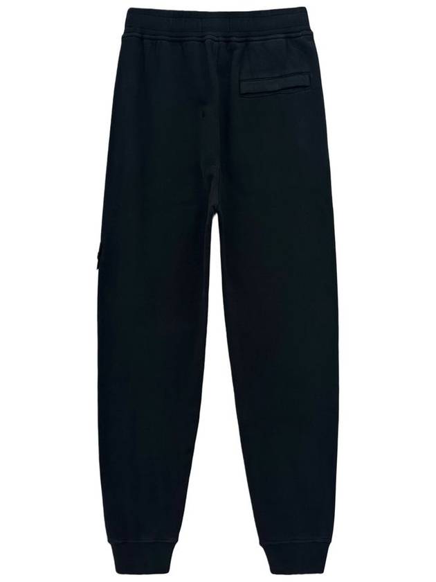 Signature Wappen Patch Cotton Baggy Pants Black - STONE ISLAND - BALAAN 3