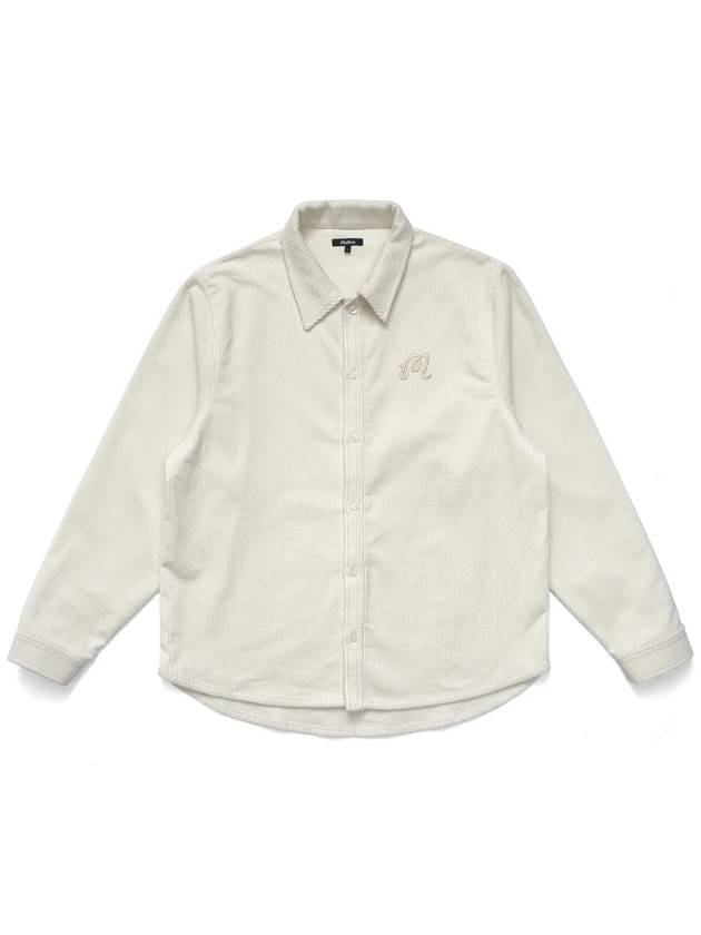 Men s Light Wide Whale Corduroy Shirt - MALBON GOLF - BALAAN 2