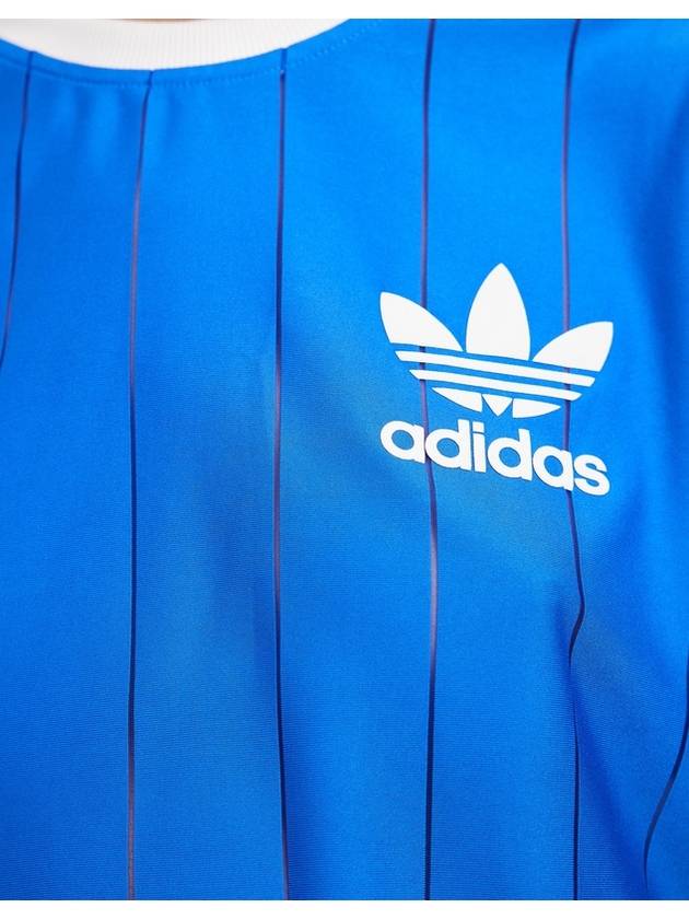 Adicolor 3 Stripes Pinstripe Short Sleeve T-Shirt Blue - ADIDAS - BALAAN 6