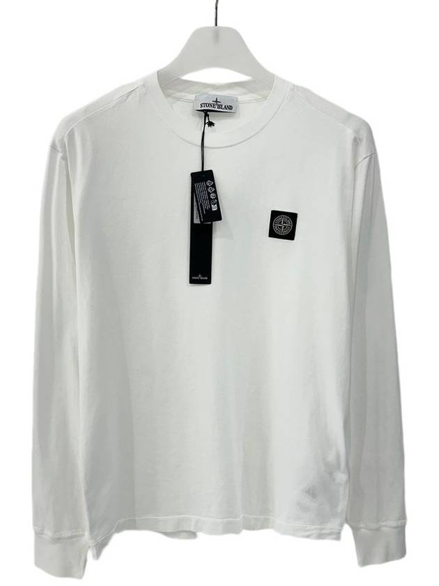 Stone Island Compass Logo White Long Sleeve TShirt 791522713 - STONE ISLAND - BALAAN 6