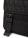 Toile Iconograph Leather Detail Shoulder Bag Black - VALENTINO - BALAAN 8