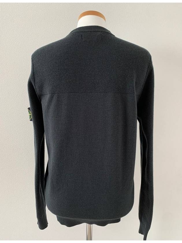 Wappen Wool Round Knit S - STONE ISLAND - BALAAN 5