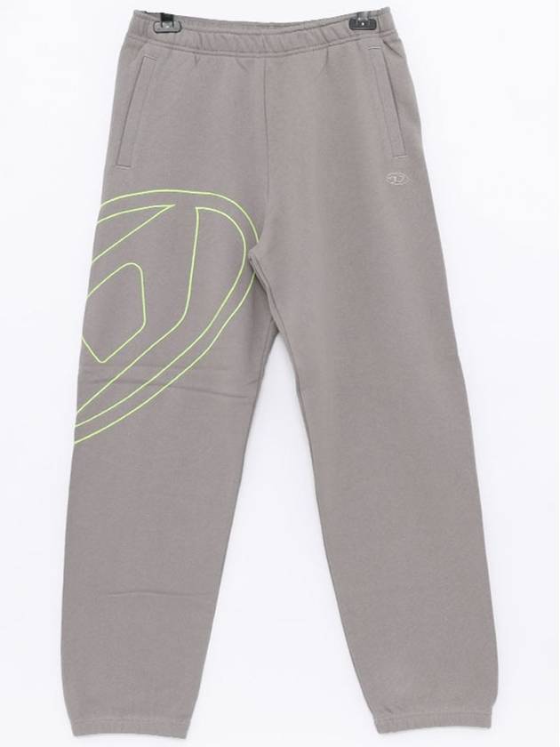 Mega Oval D Track Pant Grey - DIESEL - BALAAN 4