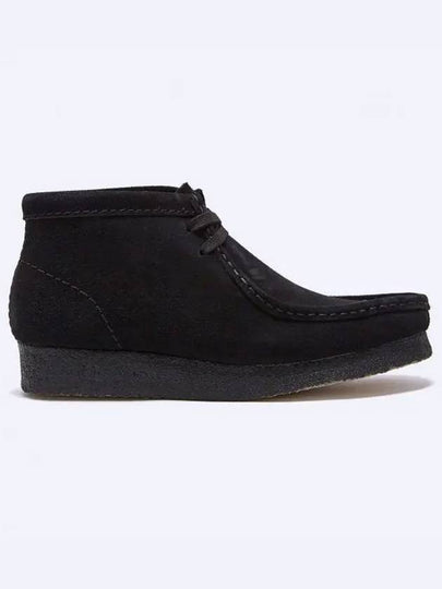 Originals Wallabee Chukkas Middle Boots Black - CLARKS - BALAAN 2