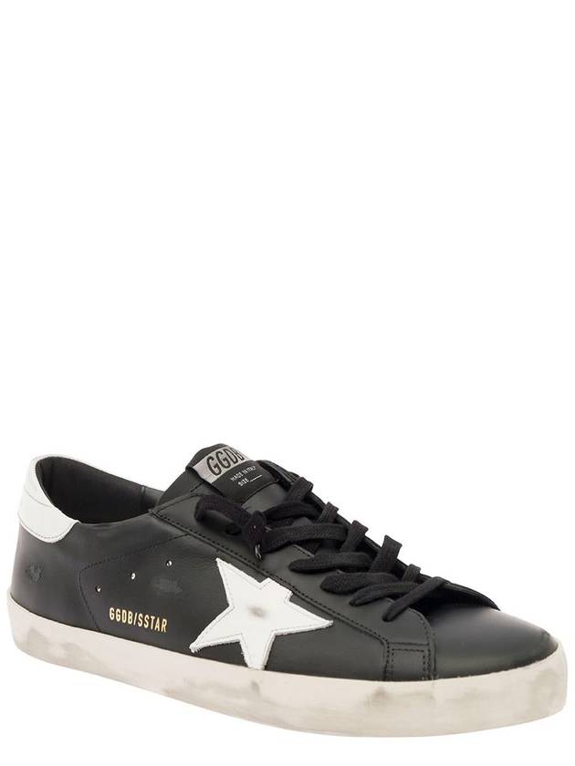 Superstar White Tab Sneakers Black - GOLDEN GOOSE - BALAAN 3