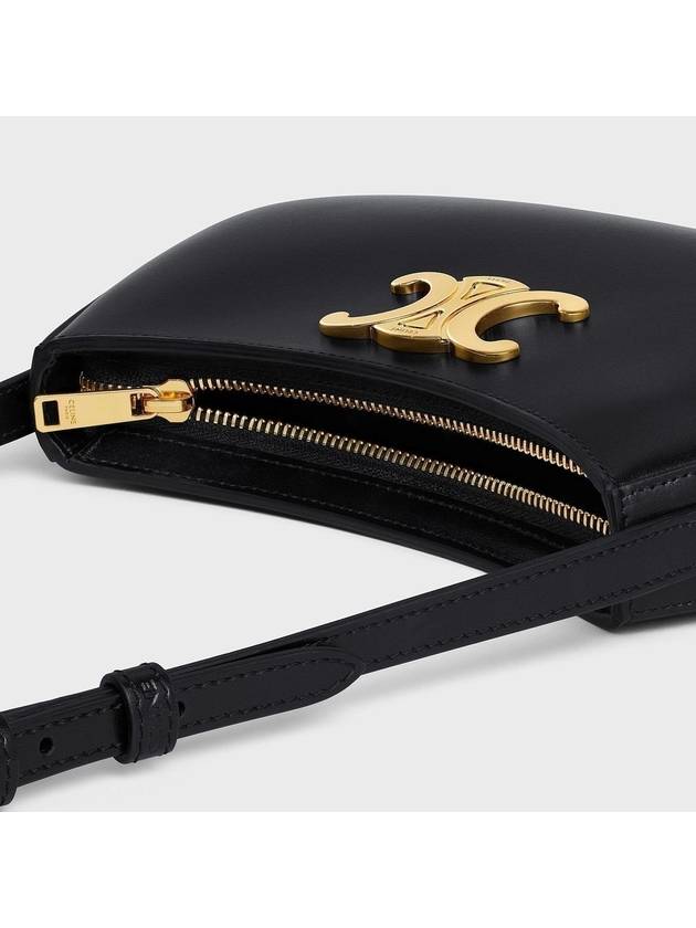 Calfskin Medium Tilly Shoulder Bag Black - CELINE - BALAAN 4