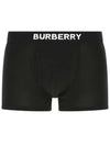 Men's Logo Boxer Stretch Cotton Briefs Black - BURBERRY - BALAAN 1