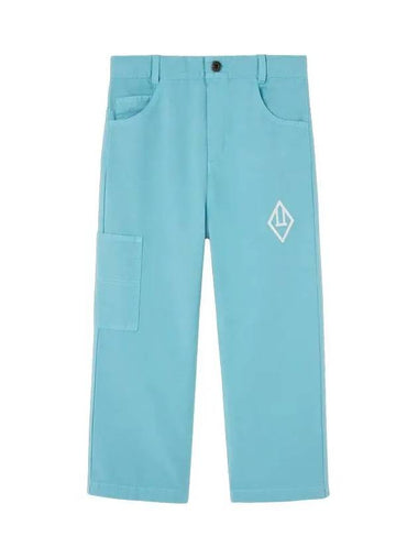 Kids Logo Cargo Pants Sky Blue F24053 005GC - THE ANIMALS OBSERVATORY - BALAAN 1