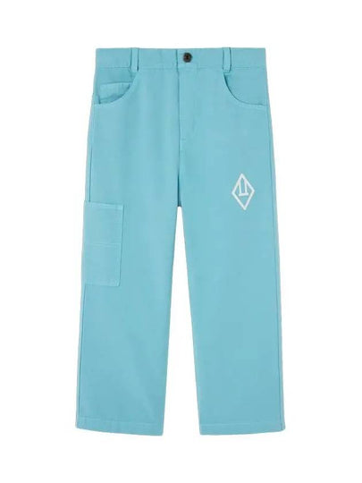 Kids Logo Cargo Pants Sky Blue F24053 005GC - THE ANIMALS OBSERVATORY - BALAAN 2