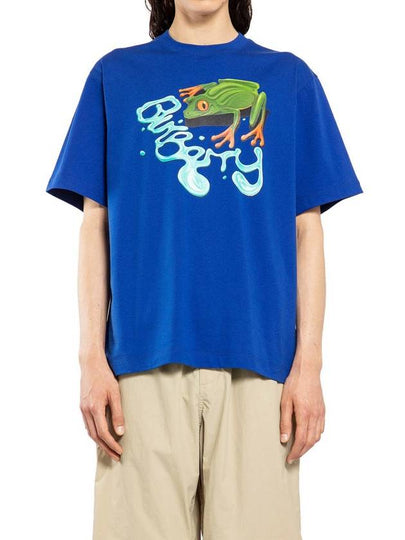 Frog crew neck cotton T-shirt - BURBERRY - BALAAN 2