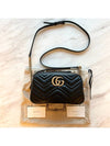 GG Marmont Matelasse Small Chain Shoulder Bag Black - GUCCI - BALAAN 11