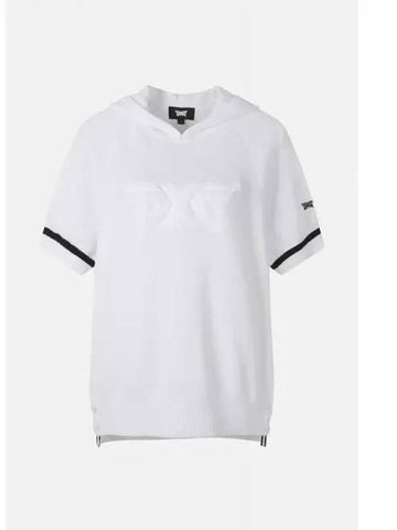 Women s Hooded Short Sleeve Sweater PHFPW410201 Domestic Product GQ4V23082189919 - PXG - BALAAN 1