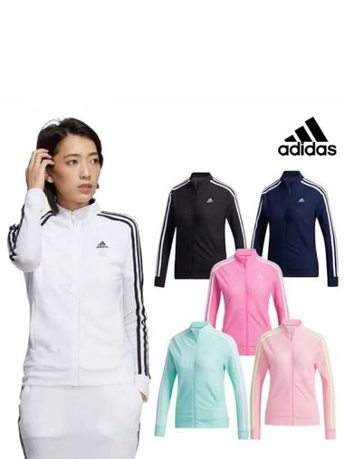 Women s three stripe color pack jacket jumper GM3751 GM3752 GM3753 GM3755 GM3757 GM3758 Domestic product GQFK23032226781 - ADIDAS GOLF - BALAAN 1