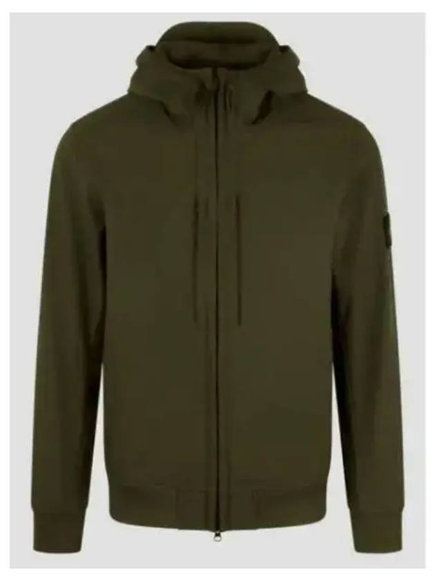 Soft Shell RE Dye Technology Hooded Jacket Khaki - STONE ISLAND - BALAAN 2