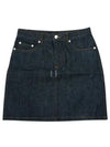 Women's Jupe Standard Denim H-Line Skirt - A.P.C. - BALAAN 2