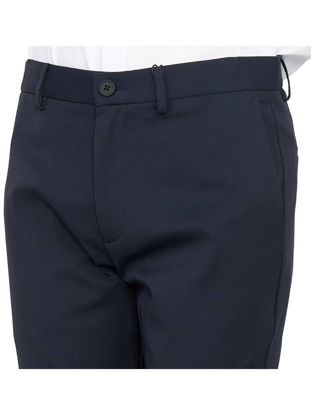 Men's Polyamide Blend Straight Pants Navy - THEORY - BALAAN 9