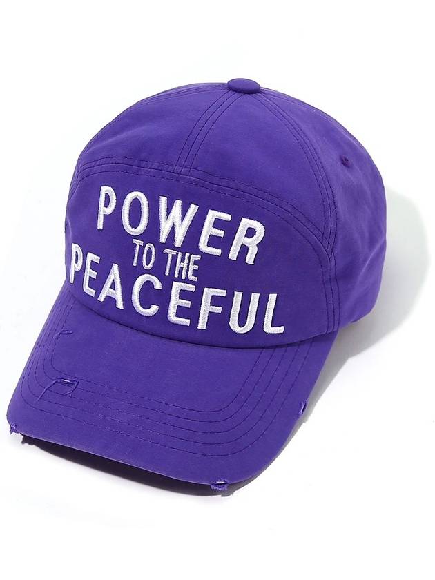 Power to the Peaceful Panel Cap Purple - OGARP - BALAAN 3