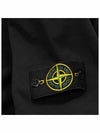 Wappen Patch Garment Dyed Sweatshirt Black - STONE ISLAND - BALAAN 4