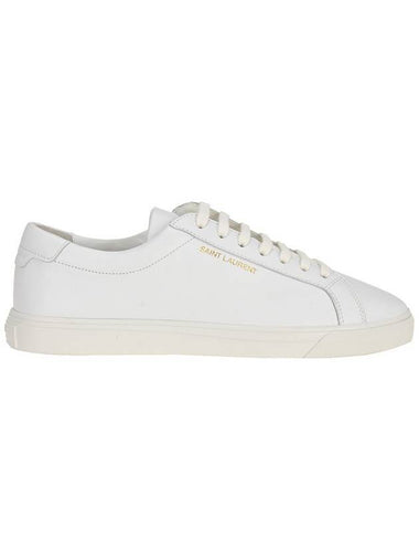 Women's Andy Low Top Sneakers White - SAINT LAURENT - BALAAN 1