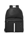 Maverick Logo Backpack Black - BALLY - BALAAN 1