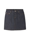 Women's Jupe Standard Denim H-Line Skirt - A.P.C. - BALAAN 2