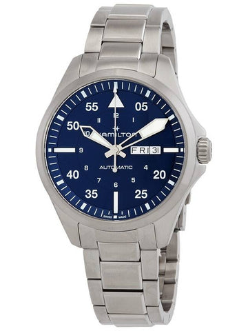 Hamilton Khaki Aviation Automatic Blue Dial Men's Watch H64635140 - HAMILTON - BALAAN 1