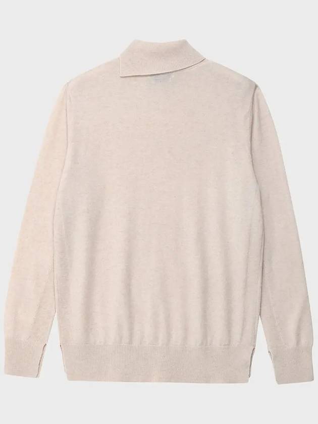 Cashmere Slit Turtleneck Knit Beige - NOIRER - BALAAN 5