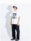 Colorful Flower Seoul Night T-Shirt White - GRAN TURISMO - BALAAN 6