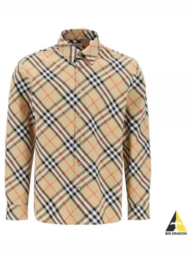 Vintage Check Long Sleeve Shirt Beige - BURBERRY - BALAAN 2