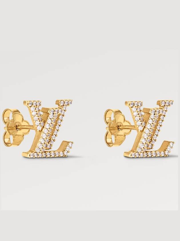 LV Iconic Earrings Gold - LOUIS VUITTON - BALAAN 3