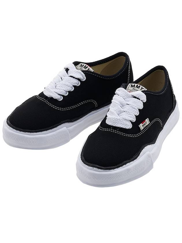 Baker OG Sole Canvas Low Top Sneakers Black - MAISON MIHARA YASUHIRO - BALAAN 2