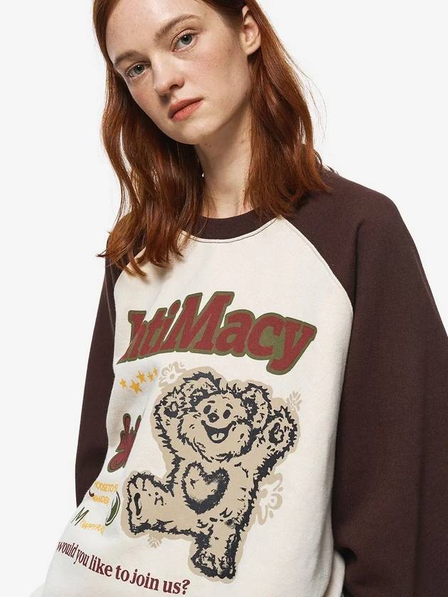 Macy Bear Sweatshirt Beige Brown - CPGN STUDIO - BALAAN 3