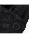 Monogram Classic Wool Muffler Black - LOUIS VUITTON - BALAAN 5