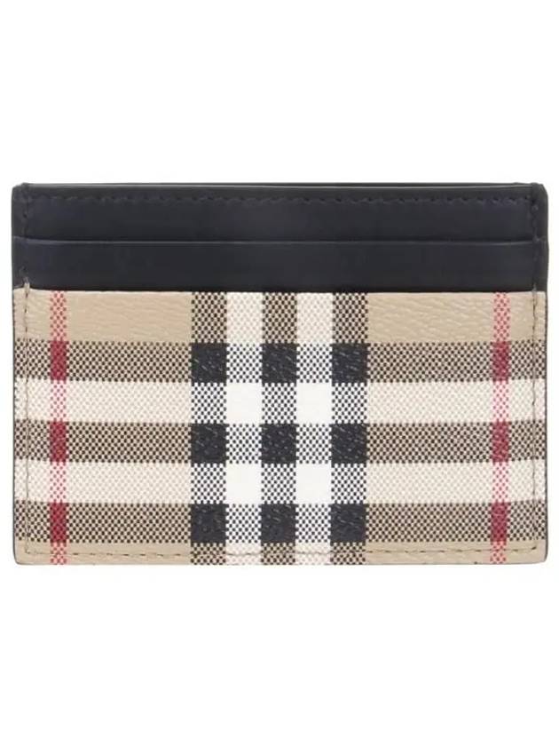 Vintage Check Card Wallet Beige - BURBERRY - BALAAN 2