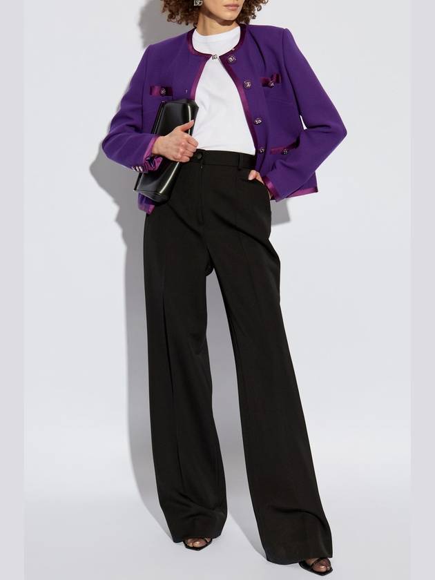 Dolce & Gabbana Wool Blazer, Women's, Purple - DOLCE&GABBANA - BALAAN 2