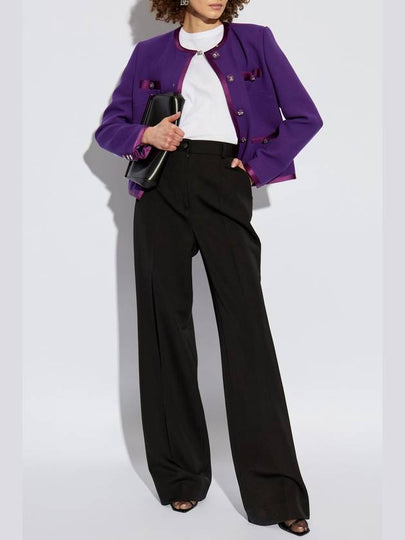 Dolce & Gabbana Wool Blazer, Women's, Purple - DOLCE&GABBANA - BALAAN 2