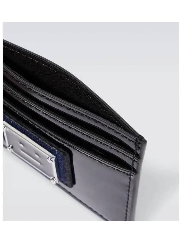 Face Logo Card Wallet Black - ACNE STUDIOS - BALAAN 4